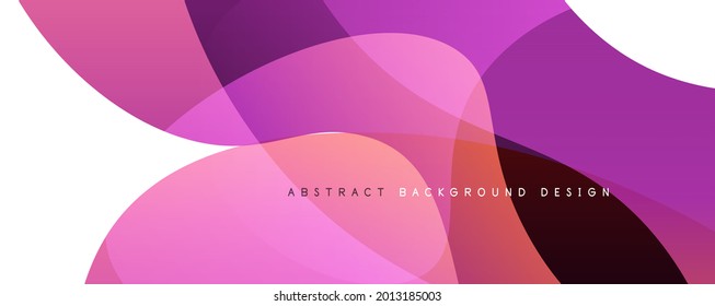 Fondo abstracto del degradado de color del fluido simple y moderno con efecto de línea de onda dinámica. Ilustración vectorial para fondo de escritorio, pancarta, fondo, tarjeta, ilustración del libro, página de inicio