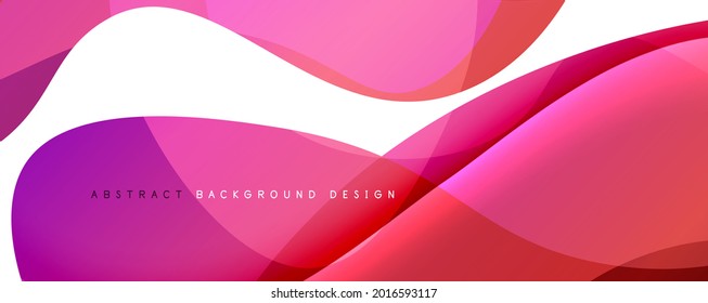 Trendy simple fluid color gradient abstract background with dynamic wave line effect. Vector Illustration For Wallpaper, Banner, Background, Card, Book Illustration, landing page