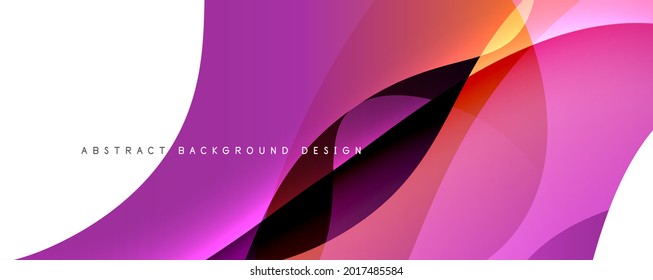 Trendy simple fluid color gradient abstract background with dynamic wave line effect. Vector Illustration For Wallpaper, Banner, Background, Card, Book Illustration, landing page