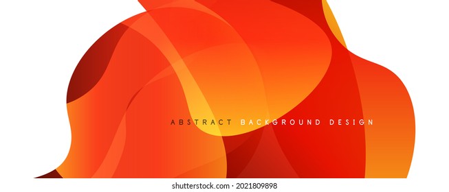 Trendy simple fluid color gradient abstract background with dynamic wave line effect. Vector Illustration For Wallpaper, Banner, Background, Card, Book Illustration, landing page