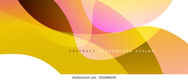 Trendy, einfache Farbverlauf-Abstrakte Hintergrund mit dynamischem Wellenlinieneffekt. Vektorgrafik für Bildschirmhintergründe, Banner, Hintergrund, Karte, Buchillustration, Landing-Page