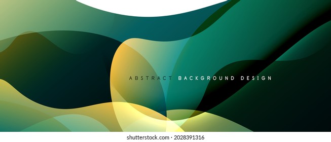 Trendy simple fluid color gradient abstract background with dynamic wave line effect. Vector Illustration For Wallpaper, Banner, Background, Card, Book Illustration, landing page