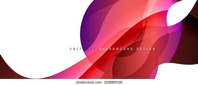 Trendy simple fluid color gradient abstract background with dynamic wave line effect. Vector Illustration For Wallpaper, Banner, Background, Card, Book Illustration, landing page
