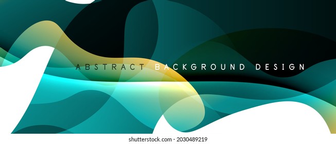 Fondo abstracto del degradado de color del fluido simple y moderno con efecto de línea de onda dinámica. Ilustración vectorial para fondo de escritorio, pancarta, fondo, tarjeta, ilustración del libro, página de inicio