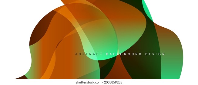 Trendy simple fluid color gradient abstract background with dynamic wave line effect. Vector Illustration For Wallpaper, Banner, Background, Card, Book Illustration, landing page