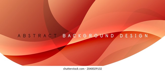 Trendy simple fluid color gradient abstract background with dynamic wave line effect. Vector Illustration For Wallpaper, Banner, Background, Card, Book Illustration, landing page