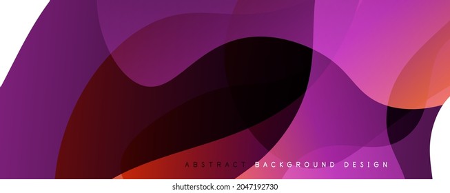 Trendy simple fluid color gradient abstract background with dynamic wave line effect. Vector Illustration For Wallpaper, Banner, Background, Card, Book Illustration, landing page