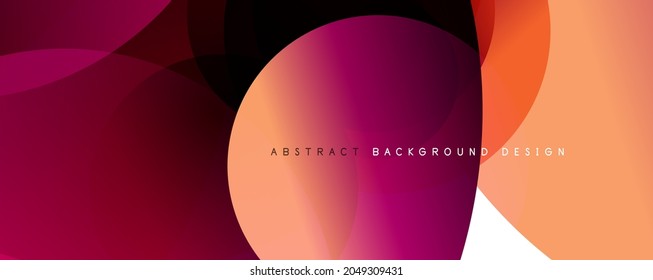 Trendy simple fluid color gradient abstract background. Mixing of colors and lines. Vector Illustration For Wallpaper, Banner, Background, Landing Page
