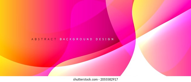 Trendy simple fluid color gradient abstract background with dynamic wave line effect. Vector Illustration For Wallpaper, Banner, Background, Card, Book Illustration, landing page