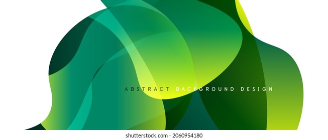 Fondo abstracto del degradado de color del fluido simple y moderno con efecto de línea de onda dinámica. Ilustración vectorial para fondo de escritorio, pancarta, fondo, tarjeta, ilustración del libro, página de inicio