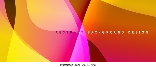 Trendy simple fluid color gradient abstract background with dynamic wave line effect. Vector Illustration For Wallpaper, Banner, Background, Card, Book Illustration, landing page