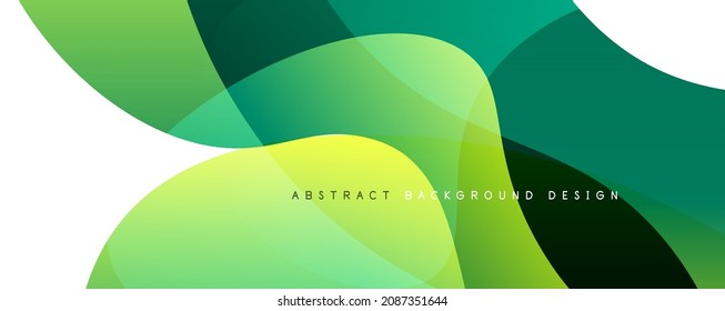 Fondo abstracto del degradado de color del fluido simple y moderno con efecto de línea de onda dinámica. Ilustración vectorial para fondo de escritorio, pancarta, fondo, tarjeta, ilustración del libro, página de inicio
