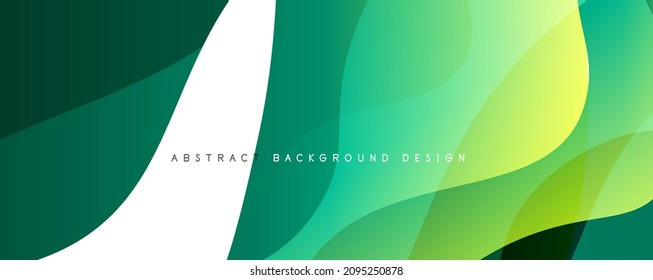 Trendy simple fluid color gradient abstract background with dynamic wave line effect. Vector Illustration For Wallpaper, Banner, Background, Card, Book Illustration, landing page