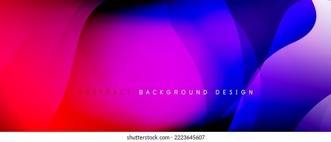 Trendy simple fluid color gradient abstract background with dynamic wave line effect. Vector Illustration For Wallpaper, Banner, Background, Card, Book Illustration, landing page