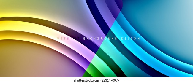 Trendy simple fluid color gradient abstract background with dynamic wave line effect. Vector Illustration For Wallpaper, Banner, Background, Card, Book Illustration, landing page