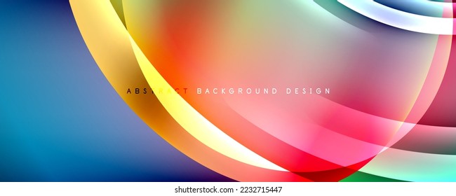 Fondo abstracto del degradado de color del fluido simple y moderno con efecto de línea de onda dinámica. Ilustración vectorial para fondo de escritorio, pancarta, fondo, tarjeta, ilustración del libro, página de inicio