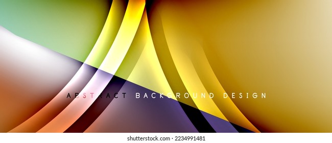 Trendy simple fluid color gradient abstract background with dynamic wave line effect. Vector Illustration For Wallpaper, Banner, Background, Card, Book Illustration, landing page