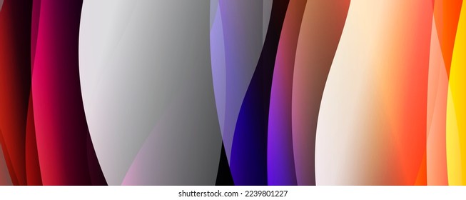 Trendy simple fluid color gradient abstract background with dynamic wave line effect. Vector Illustration For Wallpaper, Banner, Background, Card, Book Illustration, landing page