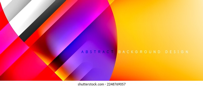 Fondo abstracto del degradado de color de fluido simple a la moda con efecto de línea dinámica. Ilustración vectorial para fondo de escritorio, pancarta, fondo, tarjeta, ilustración del libro, página de inicio