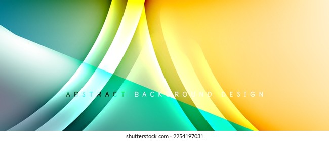 Trendy simple fluid color gradient abstract background with dynamic wave line effect. Vector Illustration For Wallpaper, Banner, Background, Card, Book Illustration, landing page