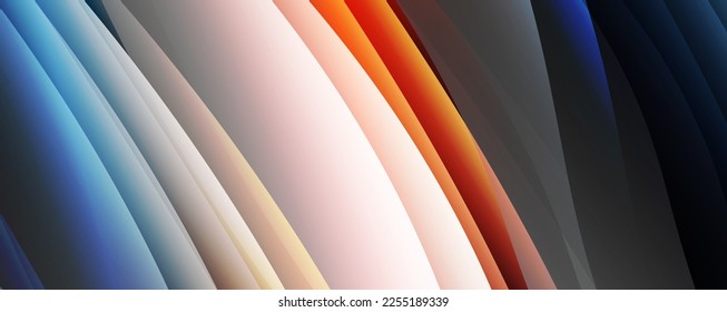 Trendy simple fluid color gradient abstract background with dynamic wave line effect. Vector Illustration For Wallpaper, Banner, Background, Card, Book Illustration, landing page