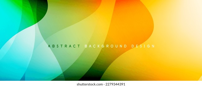 Trendy simple fluid color gradient abstract background with dynamic wave line effect. Vector Illustration For Wallpaper, Banner, Background, Card, Book Illustration, landing page