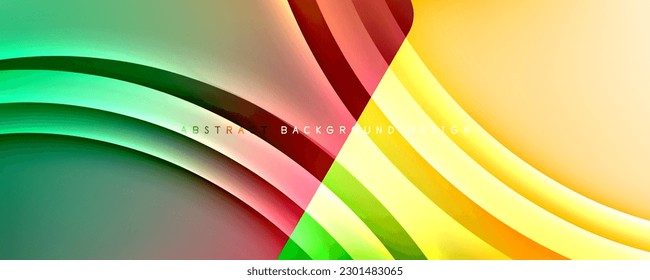 Trendy simple fluid color gradient abstract background with dynamic wave line effect. Vector Illustration For Wallpaper, Banner, Background, Card, Book Illustration, landing page