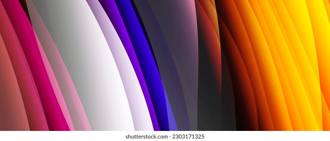 Trendy simple fluid color gradient abstract background with dynamic wave line effect. Vector Illustration For Wallpaper, Banner, Background, Card, Book Illustration, landing page