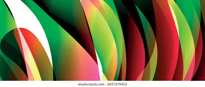 Fondo abstracto de degradado de color fluido simple de moda con efecto de línea de onda dinámica. Ilustración vectorial para fondo de pantalla, banner, fondo, tarjeta, ilustración de libro, página de destino