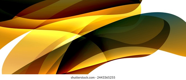 Trendy simple fluid color gradient abstract background with dynamic wave line effect. Vector Illustration For Wallpaper, Banner, Background, Card, Book Illustration, landing page