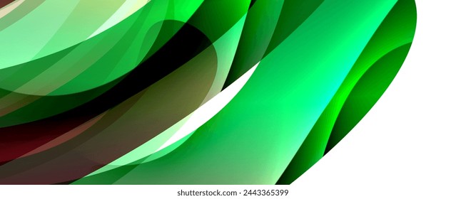 Trendiger einfacher flüssiger Farbverlauf abstrakter Hintergrund mit dynamischem Wellenlinieneffekt. Vektor-Illustration für Tapete, Banner, Hintergrund, Karte, Buch-Illustration, Landing Page
