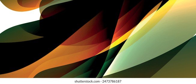 Trendy simple fluid color gradient abstract background with dynamic wave line effect. Vector Illustration For Wallpaper, Banner, Background, Card, Book Illustration, landing page