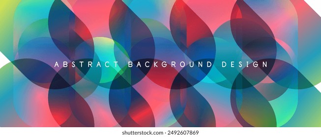 Fondo abstracto de degradado de color fluido simple de moda con círculos y Formas. Ilustración vectorial Para Fondo de pantalla, Anuncio, Fondo, Tarjeta, Ilustración de libro, página de destino