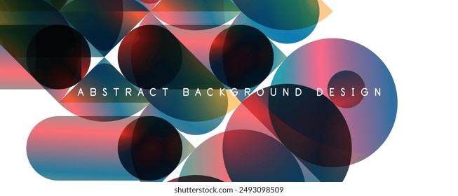 Trendy simple fluid color gradient abstract background with circles and shapes. Vector Illustration For Wallpaper, Banner, Background, Card, Book Illustration, landing page