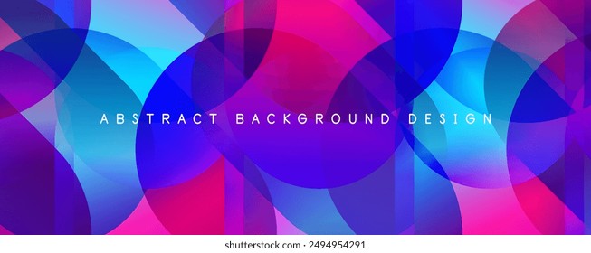 Trendy simple fluid color gradient abstrakter Hintergrund mit Kreisen und Formen. Vektorillustration für Bildschirmhintergrund, Banner, Hintergrund, Karte, Buchabbildung, Zielseite