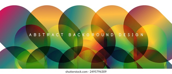 Trendy simple fluid color gradient abstract background with circles and shapes. Vector Illustration For Wallpaper, Banner, Background, Card, Book Illustration, landing page