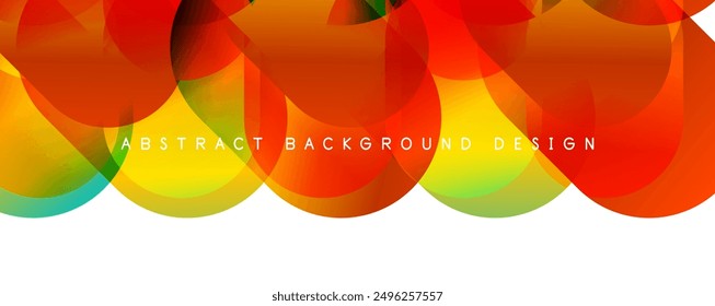 Trendy simple fluid color gradient abstract background with circles and shapes. Vector Illustration For Wallpaper, Banner, Background, Card, Book Illustration, landing page