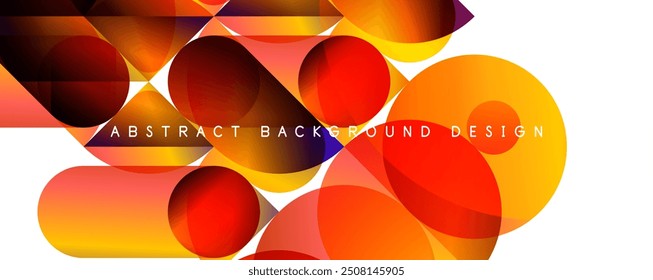 Fondo abstracto de degradado de color fluido simple de moda con círculos y Formas. Ilustración vectorial para el Fondo de pantalla, Anuncio, fondo, tarjeta, ilustración del libro, landing page