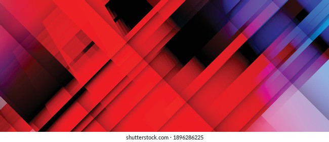 Trendy simple rectangle color gradient abstract red background with dynamic stripe line effect. Vector Illustration For Wallpaper, Banner, Background, Card, Book Illustration, landing page