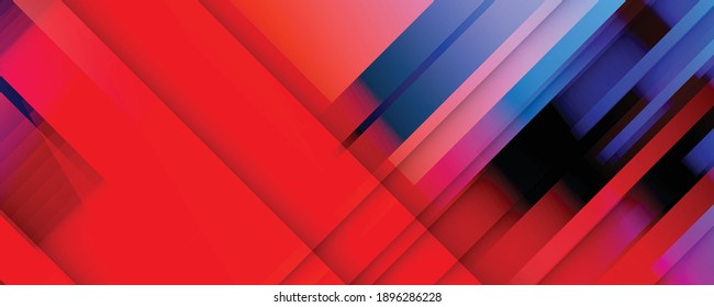 Trendy simple rectangle color gradient abstract red background with dynamic stripe line effect. Vector Illustration For Wallpaper, Banner, Background, Card, Book Illustration, landing page