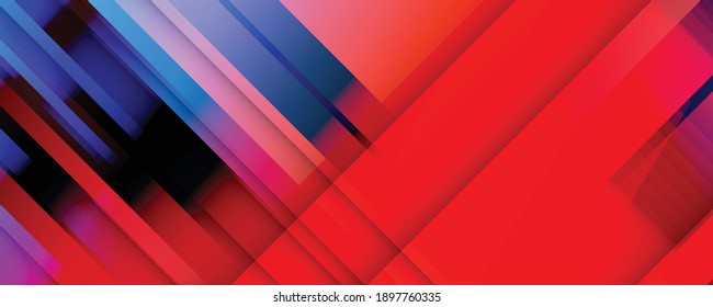 Trendy simple rectangle color gradient abstract red background with dynamic stripe line effect. Vector Illustration For Wallpaper, Banner, Background, Card, Book Illustration, landing page