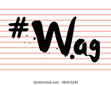 Trendy slogan print in vector