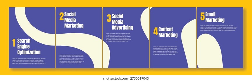Trendy social media carousel posts set with modern digital advertising design, promo banner bundle, branding pack, multipurpose creative ad layout, square flyer design, motivational speech, advice tips, and social media blog content pack