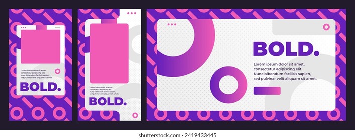 Trendy Social Media Post Template Design for Product Sale Advertisement