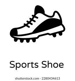 Eine angesagte solide Ikone für Sportschuhe