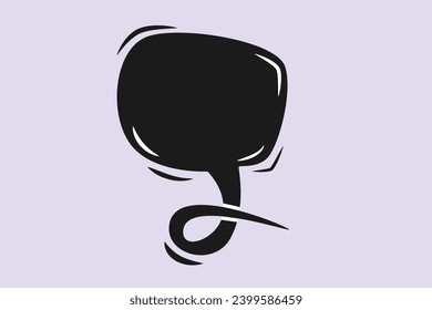 Trendy speech bubbles concept. Colored flat vector illustration isolated.