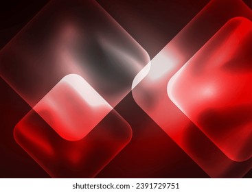 Trendy Square Blurred Color Abstract Background. Glowing lights. Vector Illustration For Wallpaper, Banner, Background, Card, Book Illustration, landing page