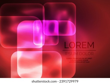 Fondo De Resumen De Color Borroso De La Plaza De Moda. Luces brillantes. Ilustración vectorial para fondo de escritorio, pancarta, fondo, tarjeta, ilustración del libro, página de inicio