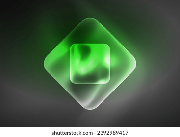 Trendy Square Blurred Color Abstract Background. Glowing lights. Vector Illustration For Wallpaper, Banner, Background, Card, Book Illustration, landing page