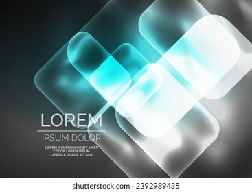 Fondo De Resumen De Color Borroso De La Plaza De Moda. Luces brillantes. Ilustración vectorial para fondo de escritorio, pancarta, fondo, tarjeta, ilustración del libro, página de inicio
